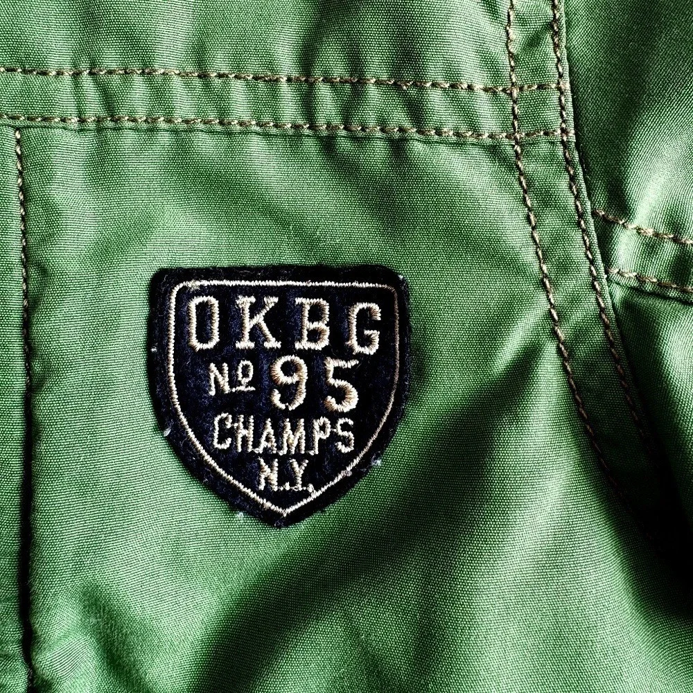 OshKosh‎ Sherpa Lined Hooded Heavy Winter Jacket Boys 5 Green